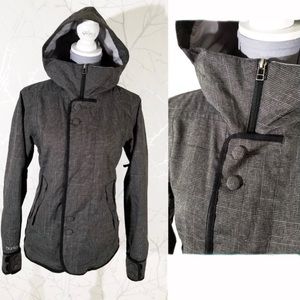 BURTON| Charcoal Dryride Full Zip Jet Set Jacket L